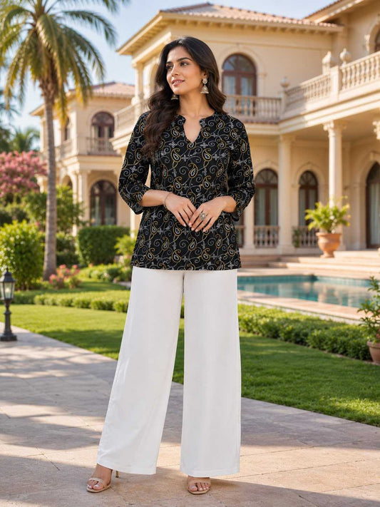 Yellow Mango Rayon Co-ord Set