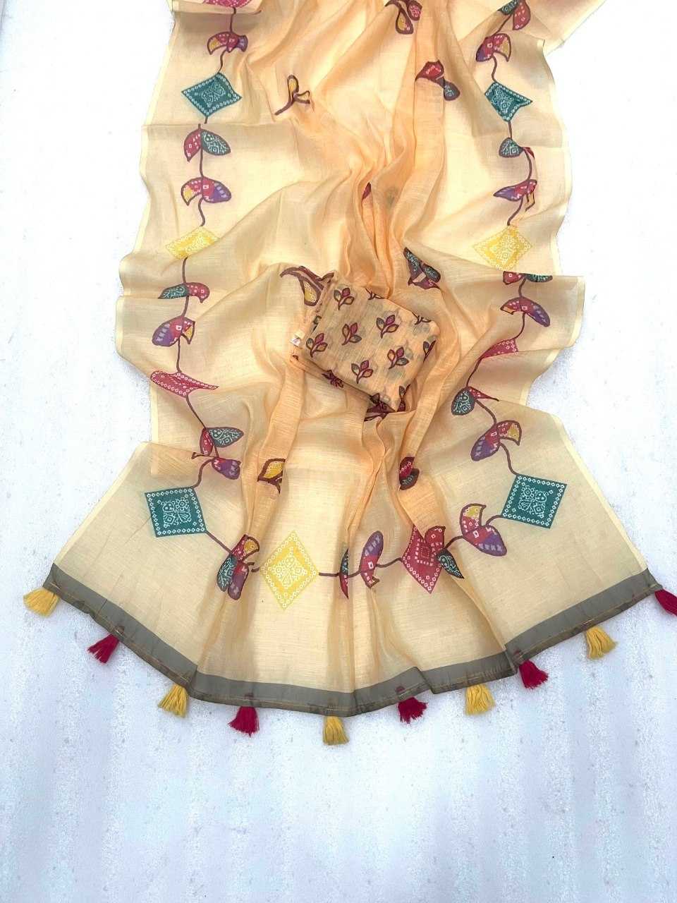 Linen Fancy Saree