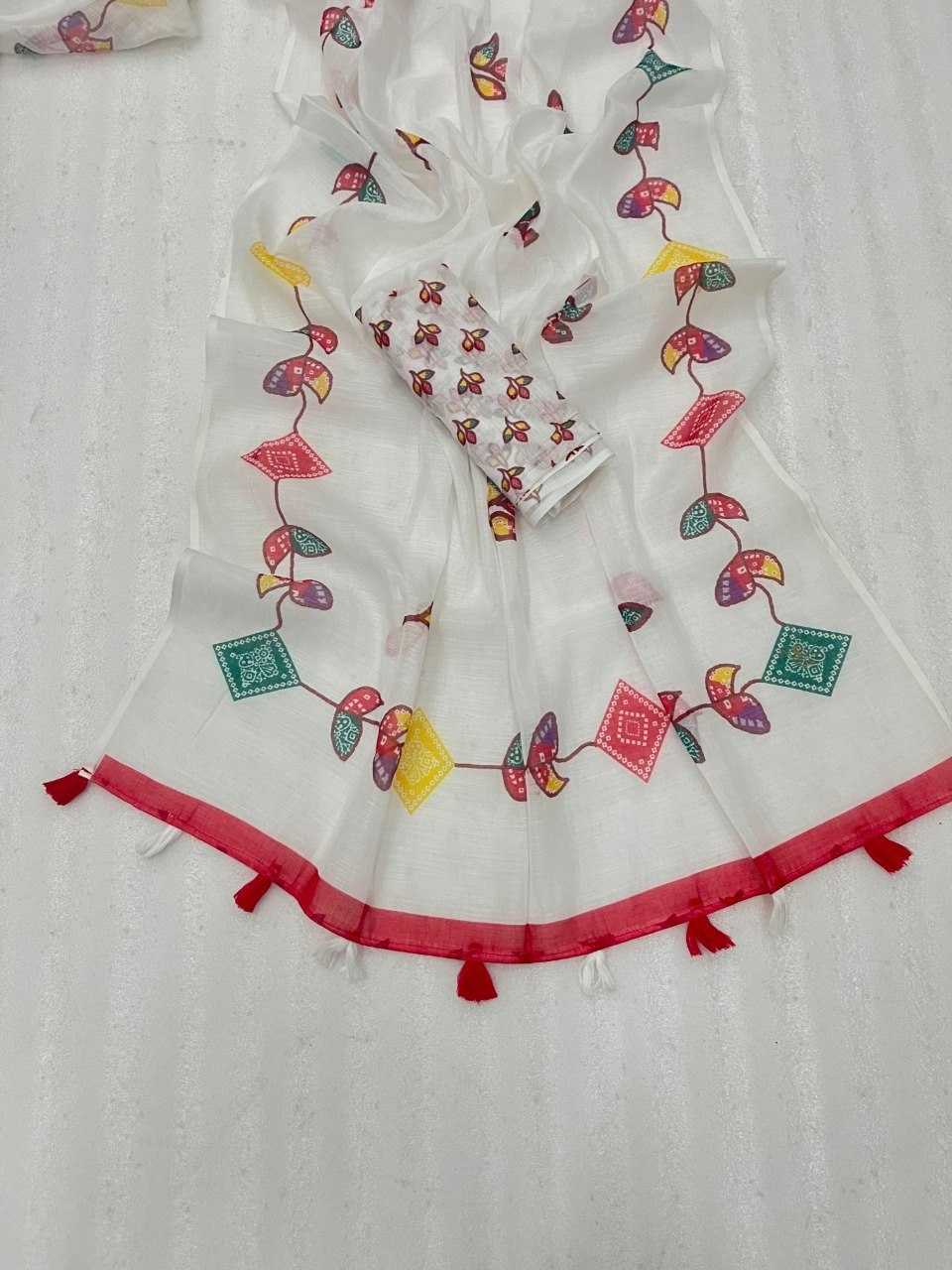 Linen Fancy Saree