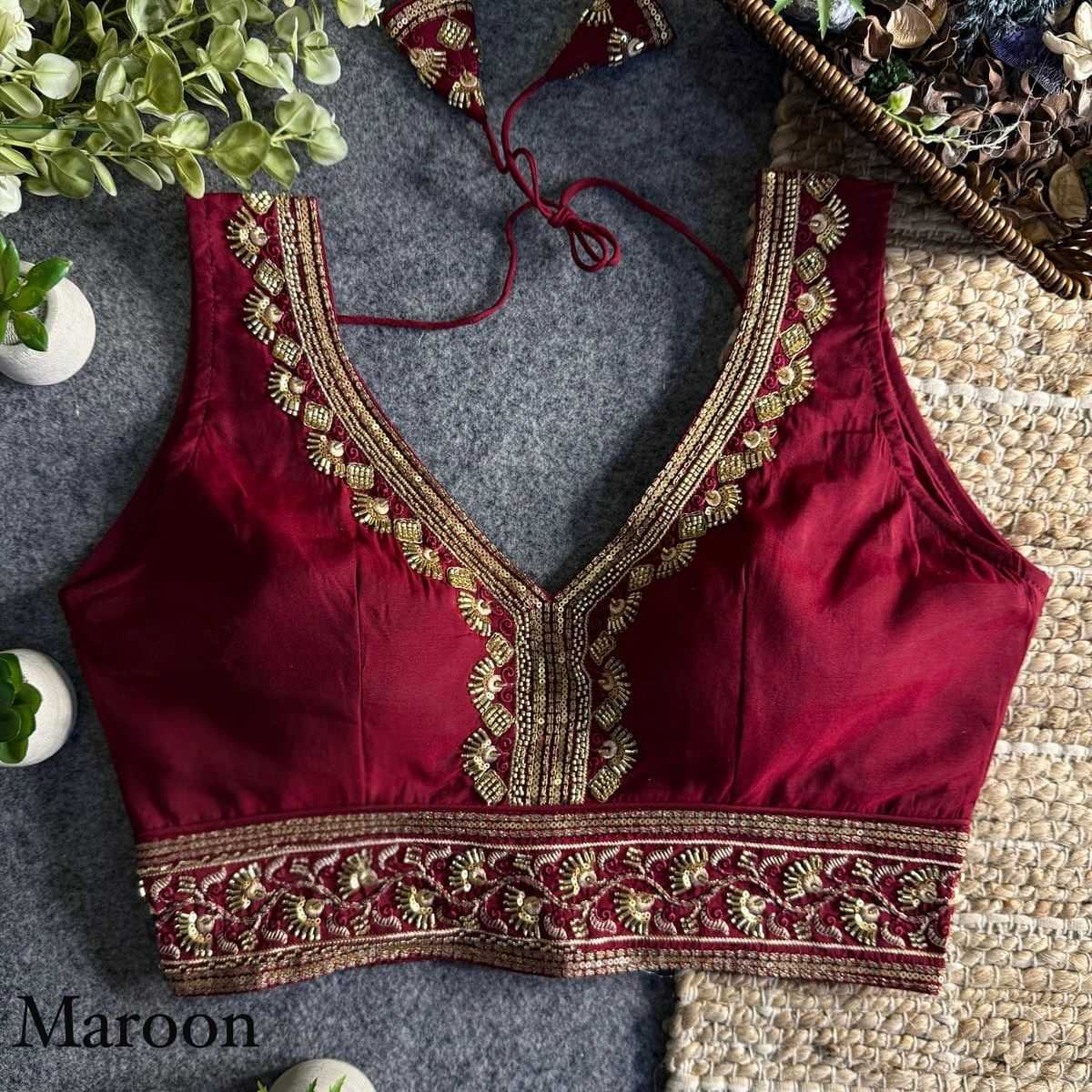 Heavy Roman Silk Blouse