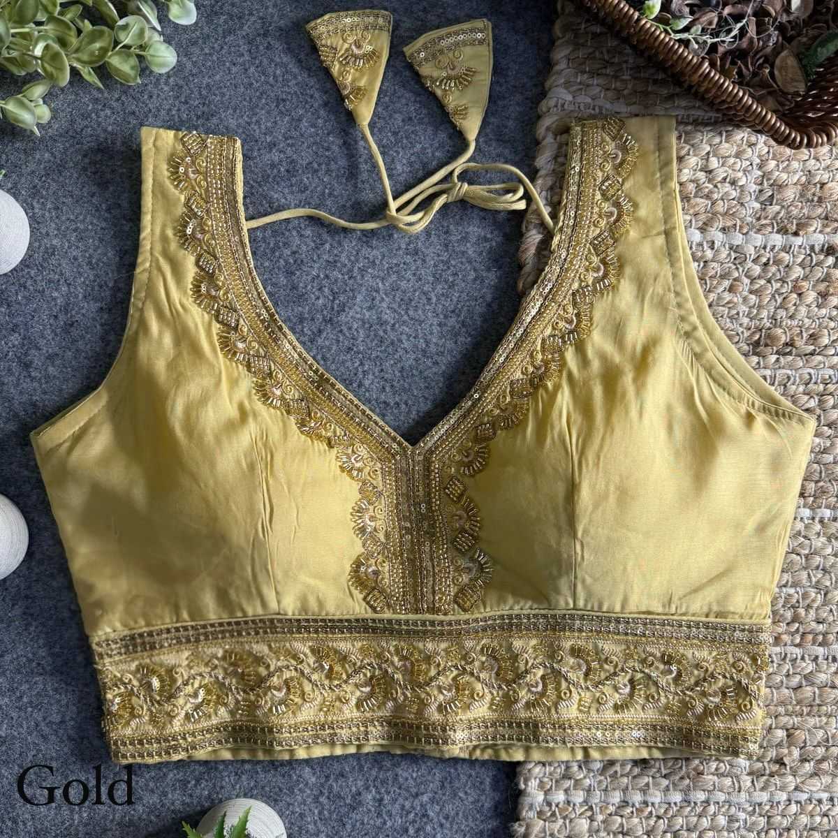 Heavy Roman Silk Blouse