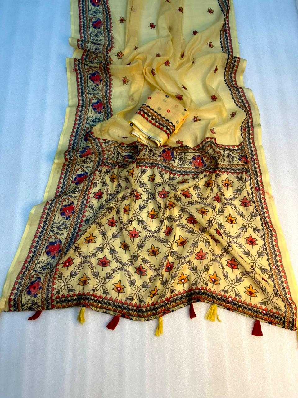 Soft Cotton Printed Saree