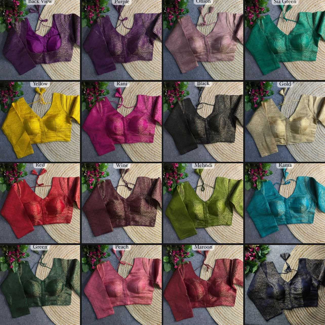 Milan Silk V-neck Blouse