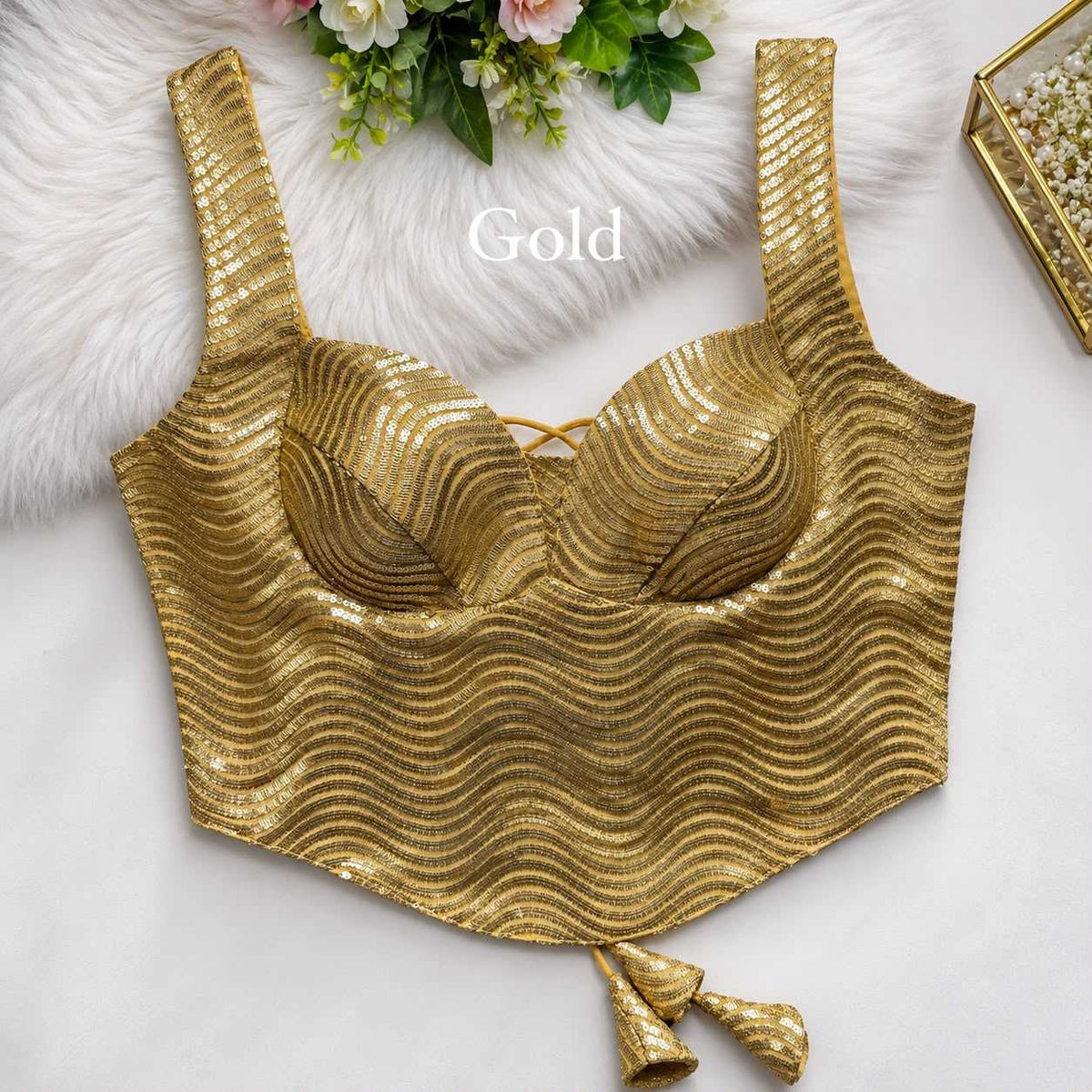 Aaradhya Faux Georgette Designer Blouse