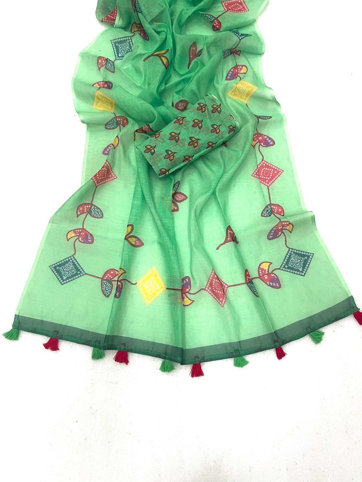 Linen Fancy Saree