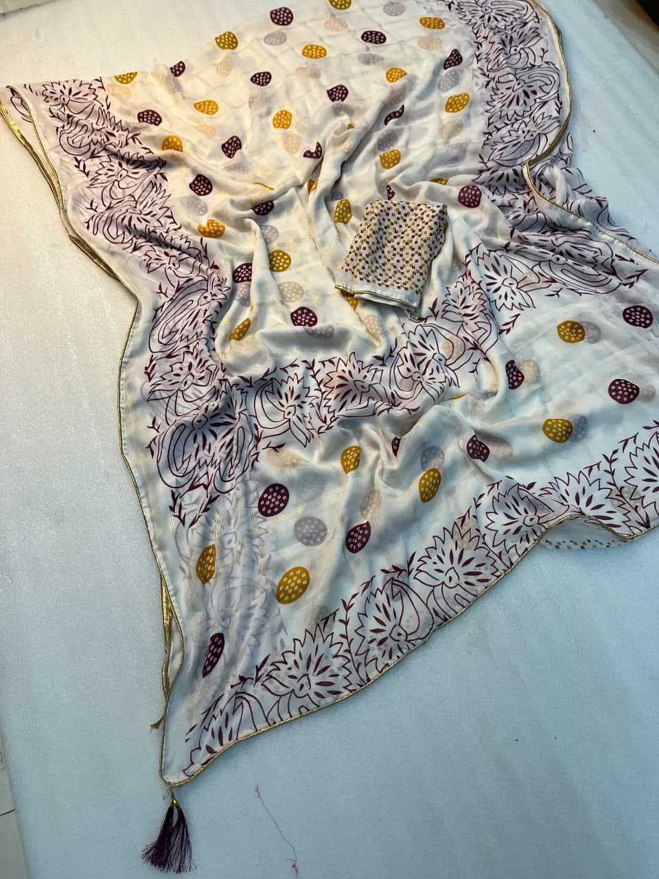 Bandhani Silk Traditional Saree