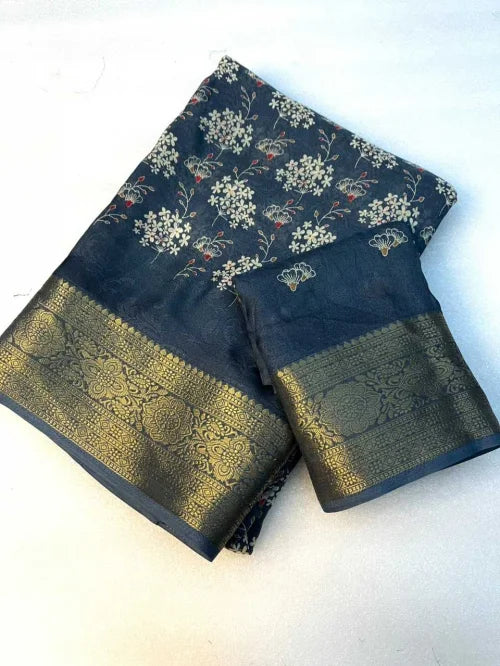 Sara Premium Georgette Printed Saree