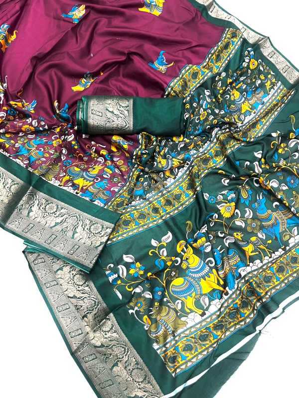 Kalamkari Saree