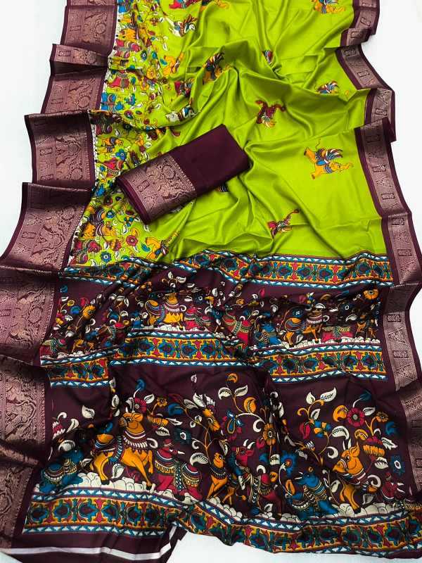 Kalamkari Saree