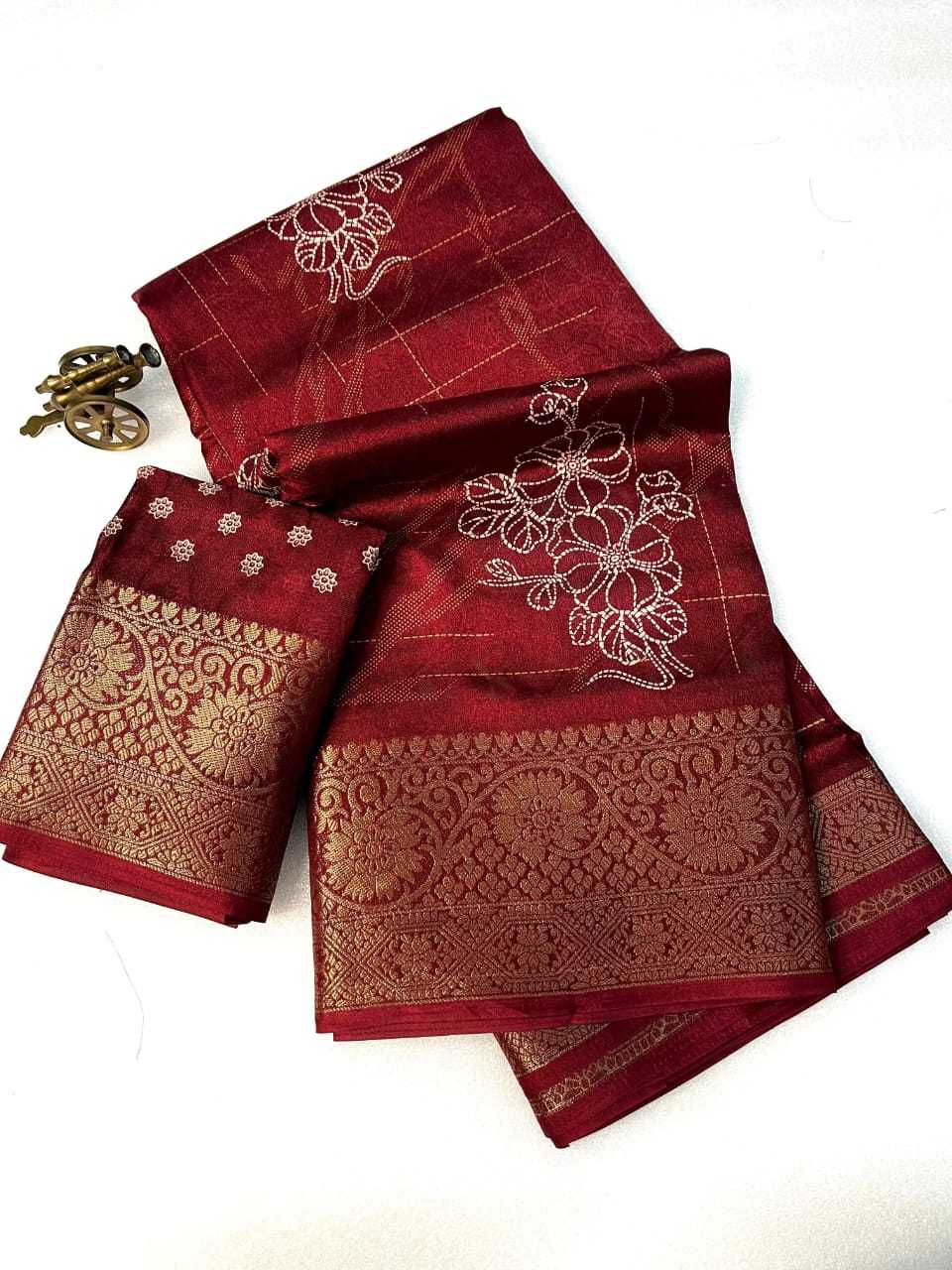 Ajrakh Saree