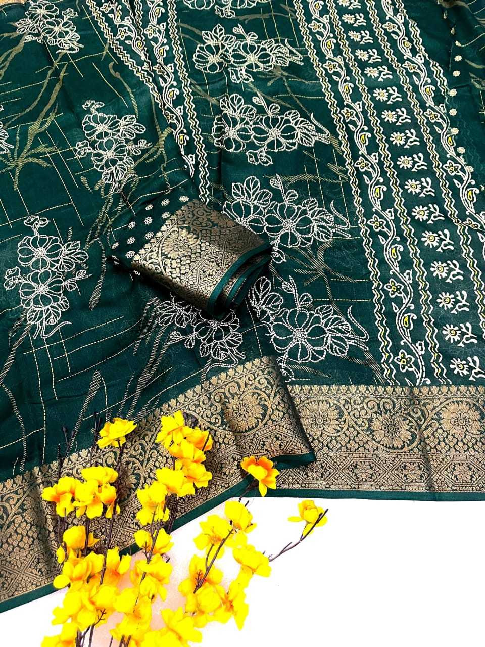 Ajrakh Saree