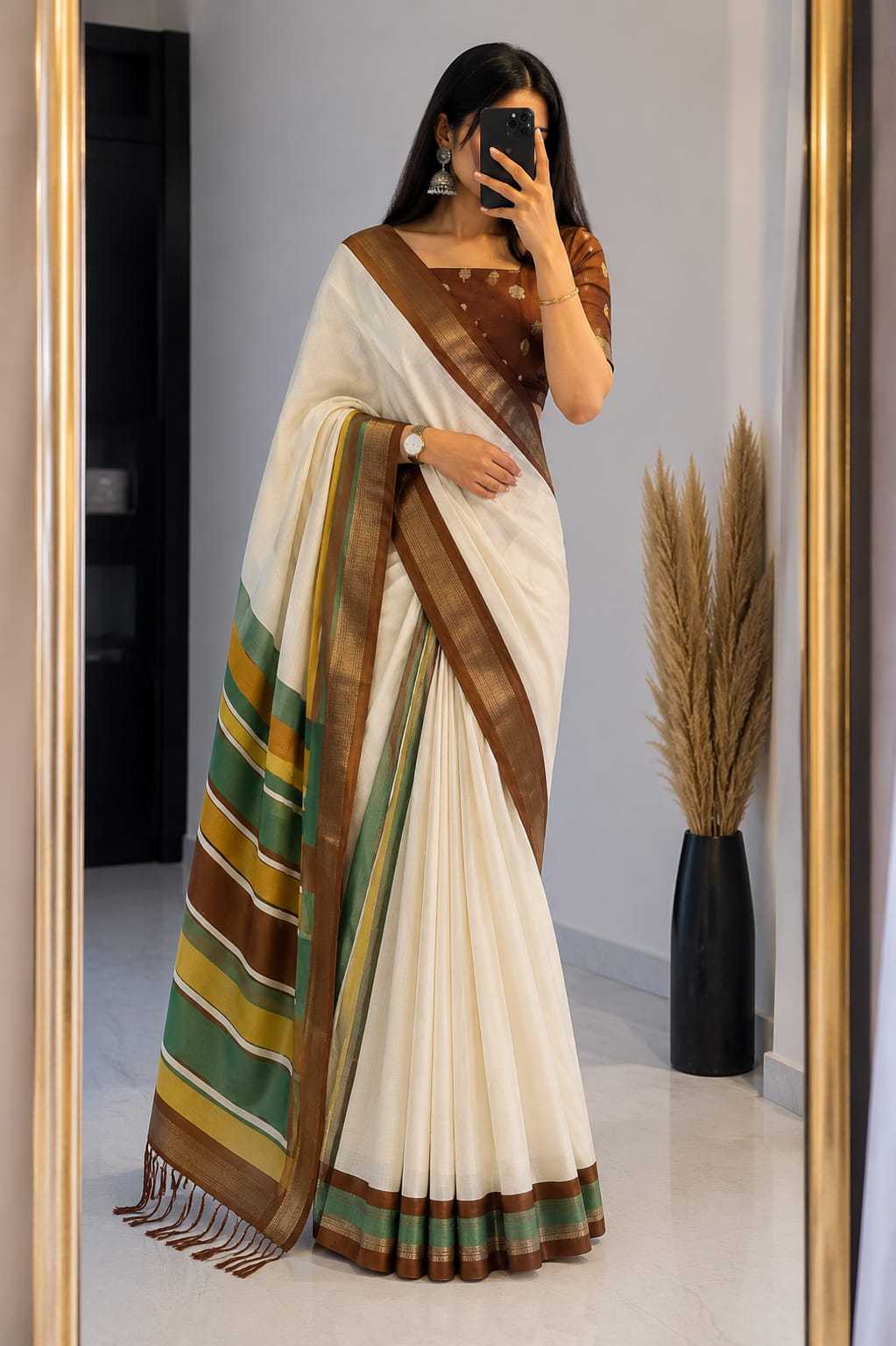 Dola Silk Saree With Jacket