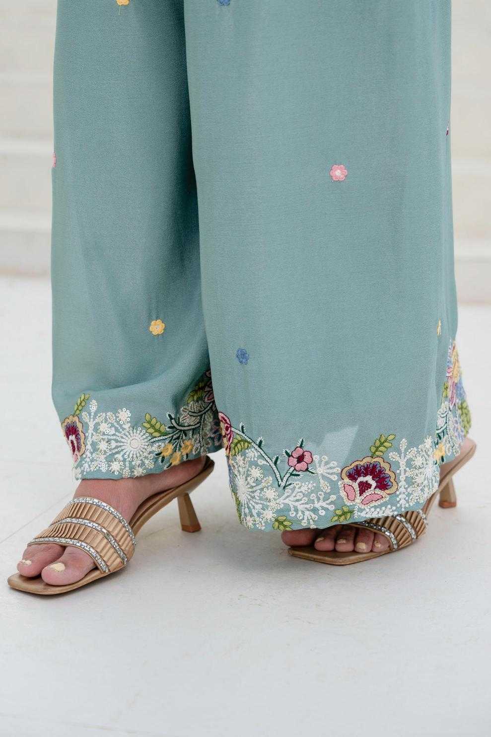 Cotton Embroidery Suit