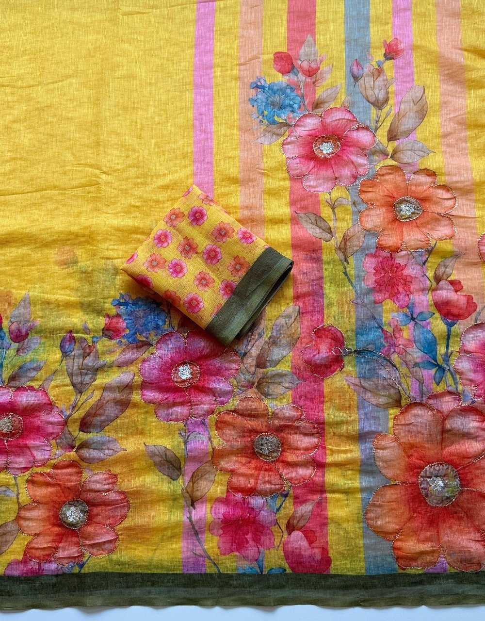 Soft Cotton Fancy Saree