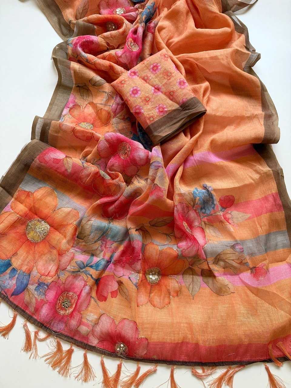 Soft Cotton Fancy Saree