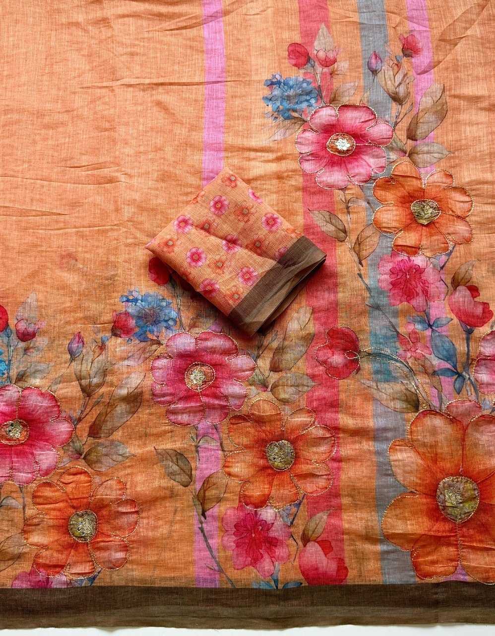 Soft Cotton Fancy Saree