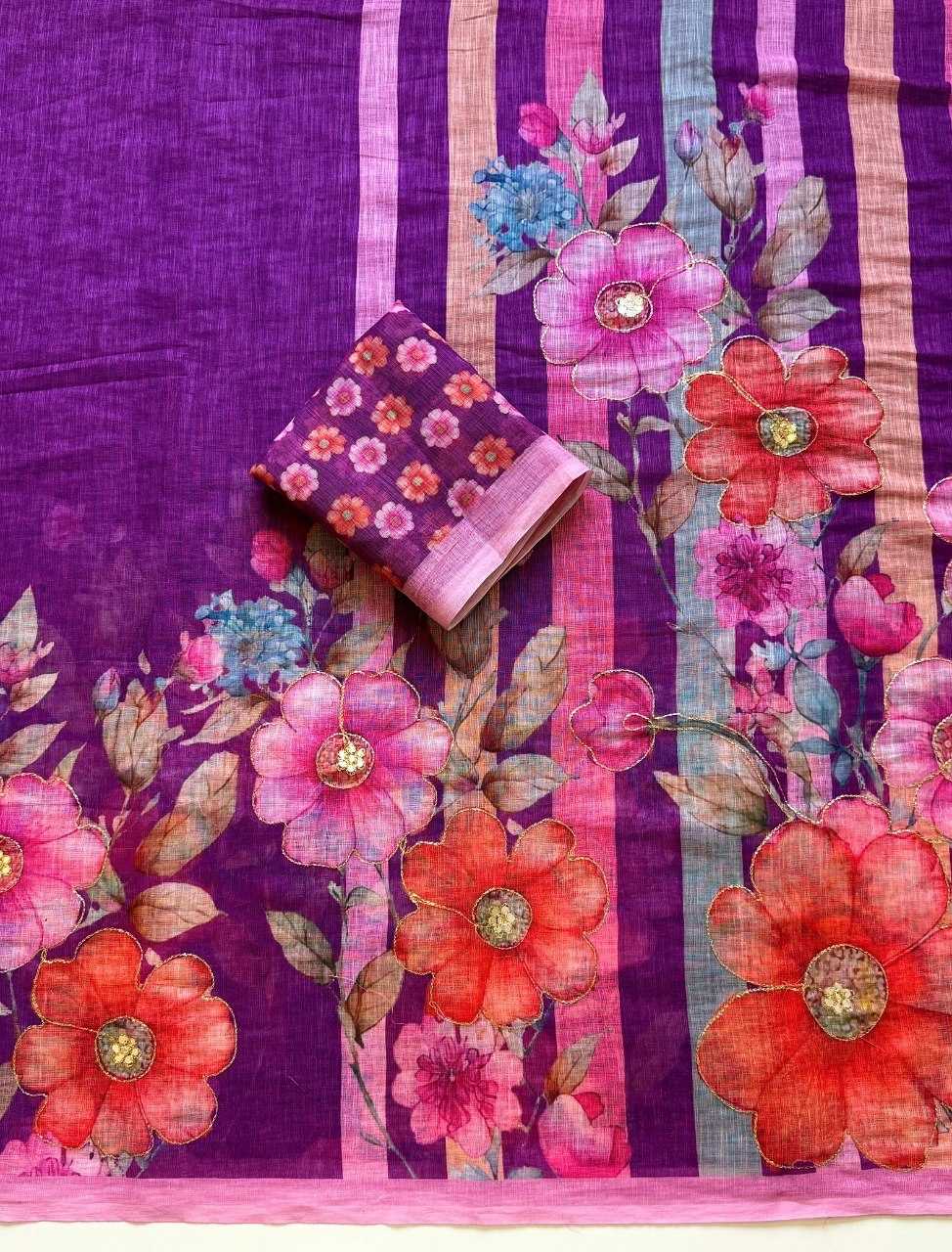 Soft Cotton Fancy Saree