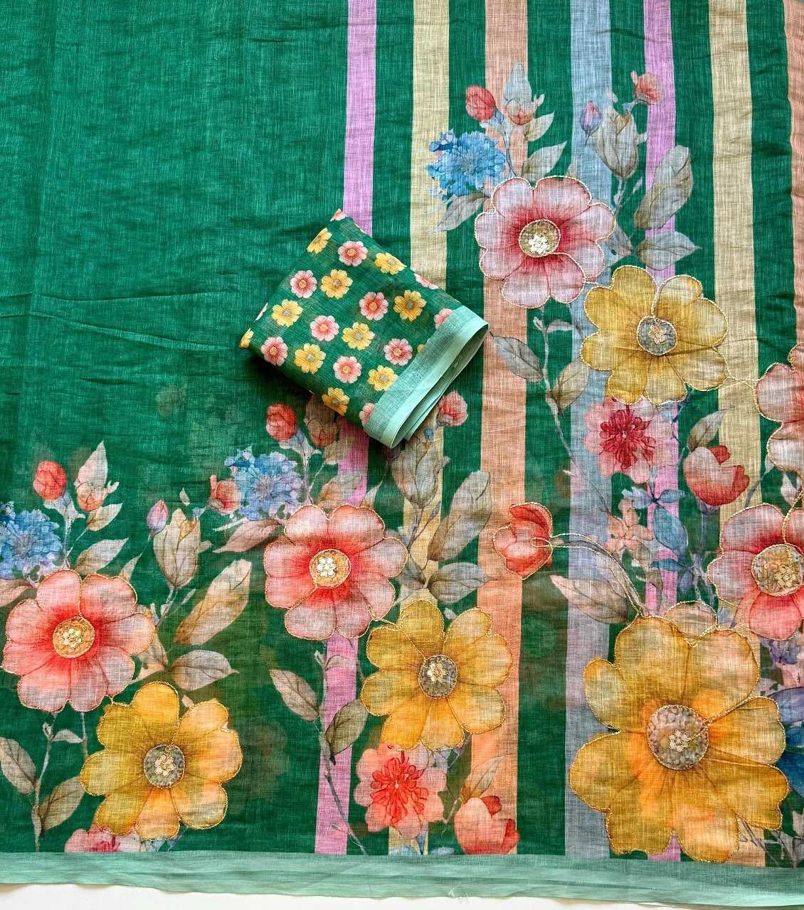 Soft Cotton Fancy Saree