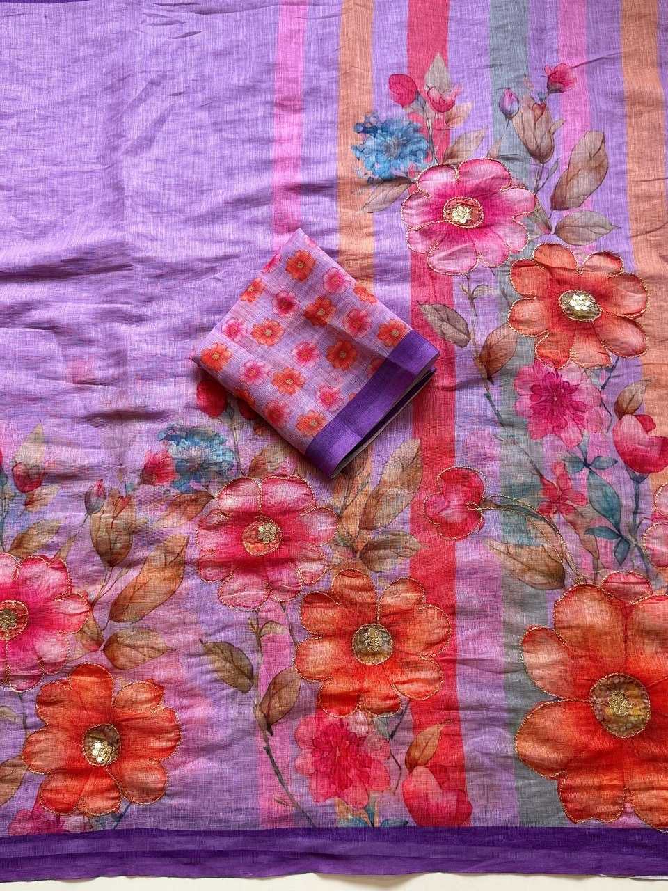 Soft Cotton Fancy Saree