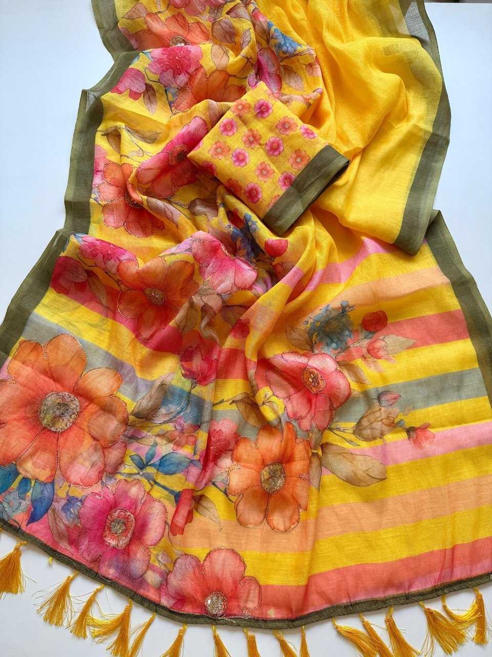 Soft Cotton Fancy Saree