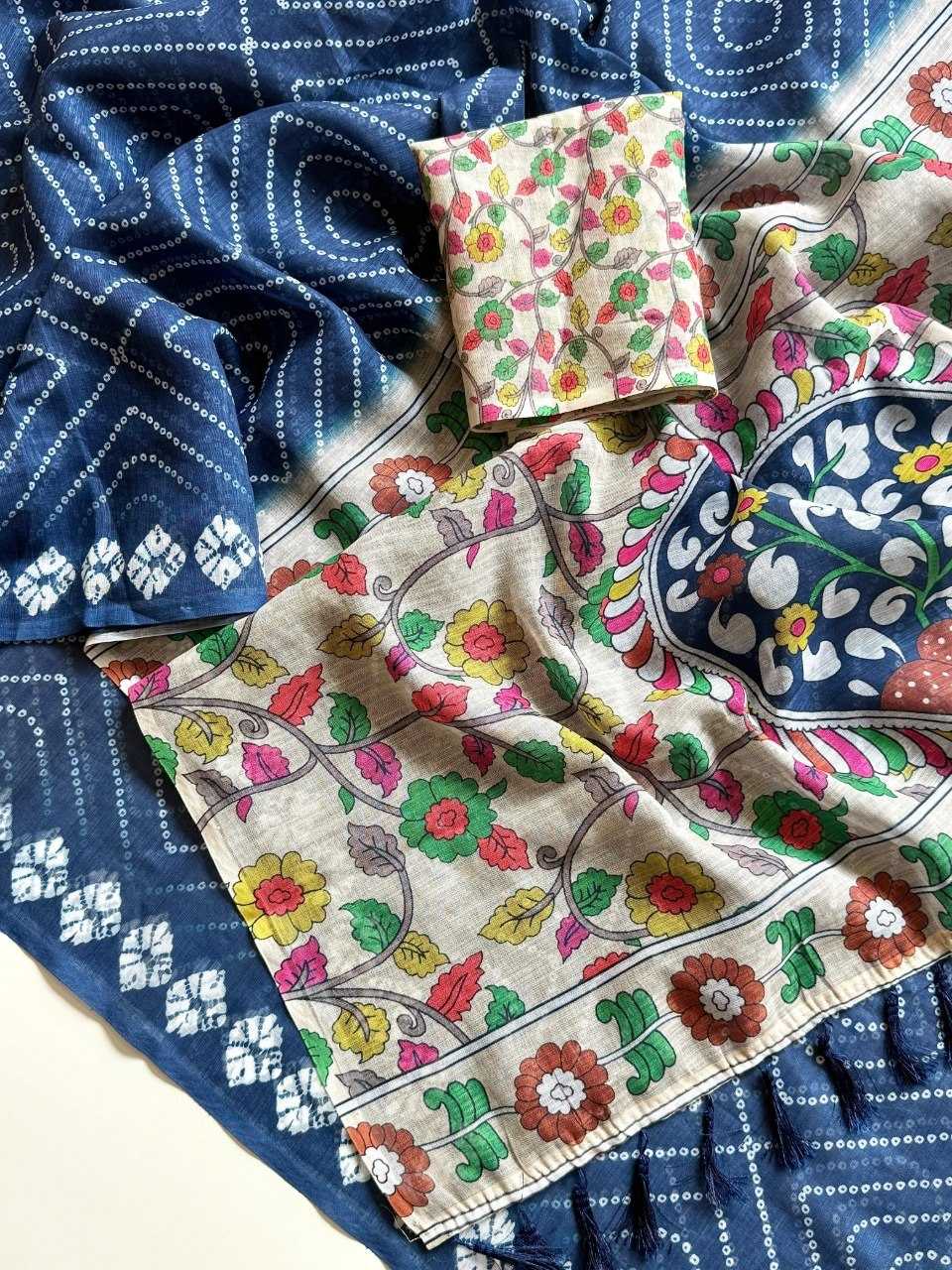 Linen Fancy Saree