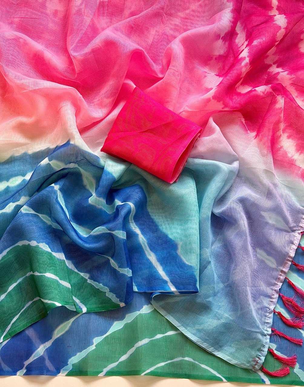 Fancy Leheriya Saree
