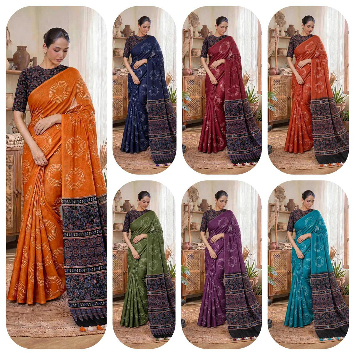 Cotton Fancy Saree