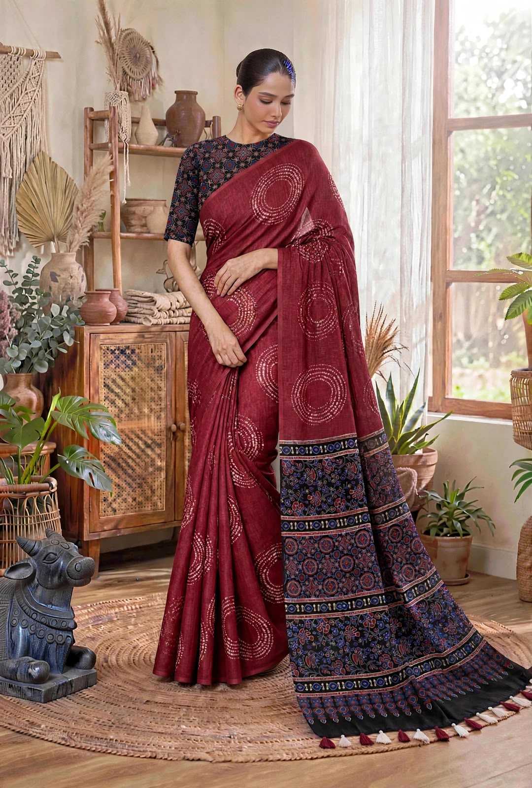 Cotton Fancy Saree