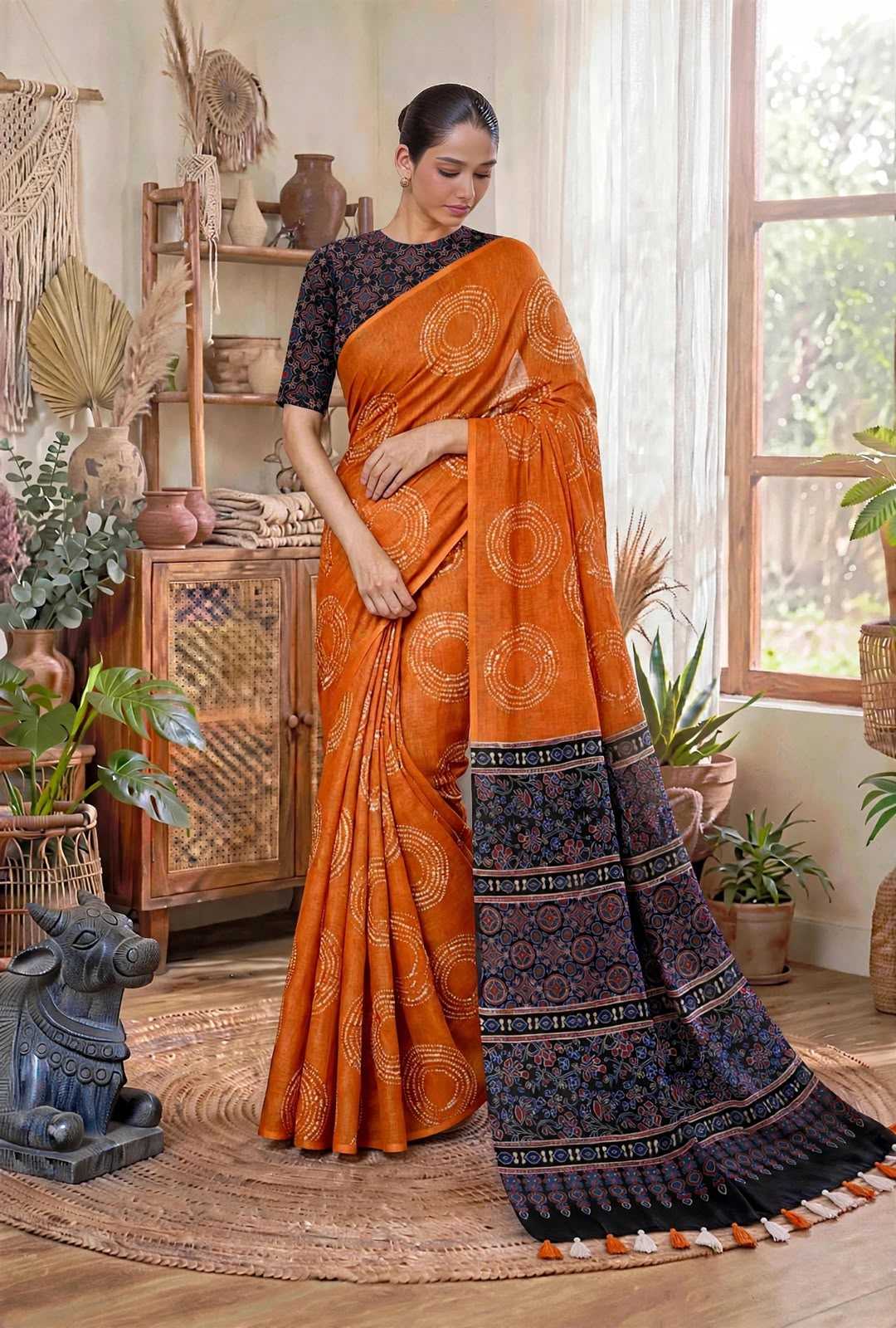 Cotton Fancy Saree