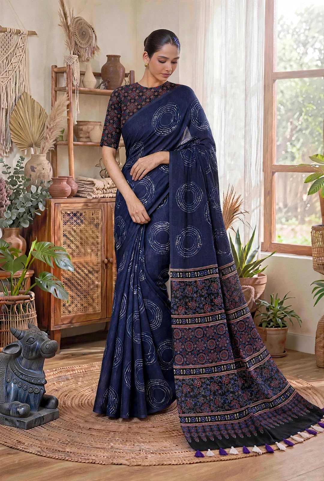 Cotton Fancy Saree