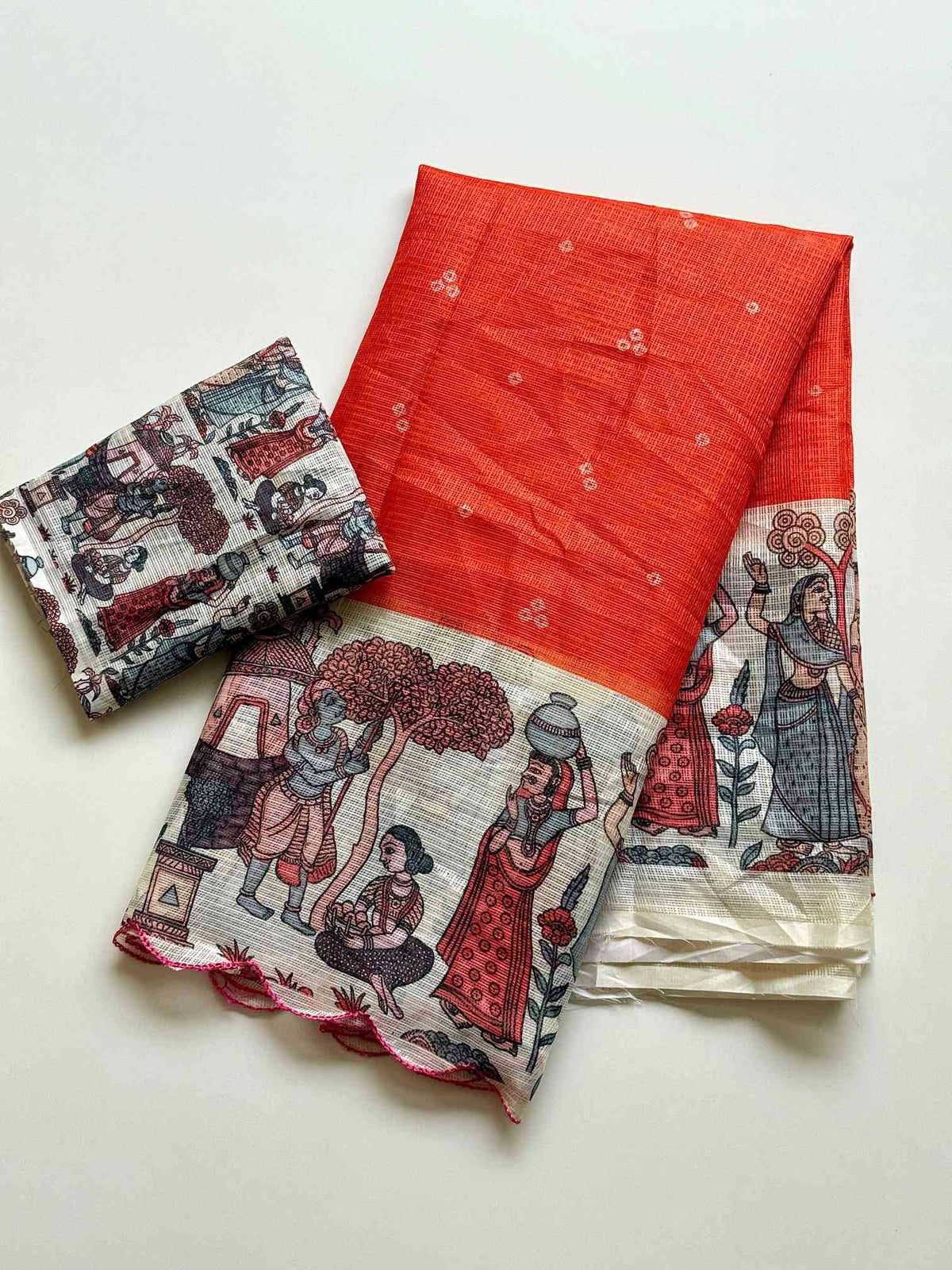 Aarna Kota Checks Printed Saree
