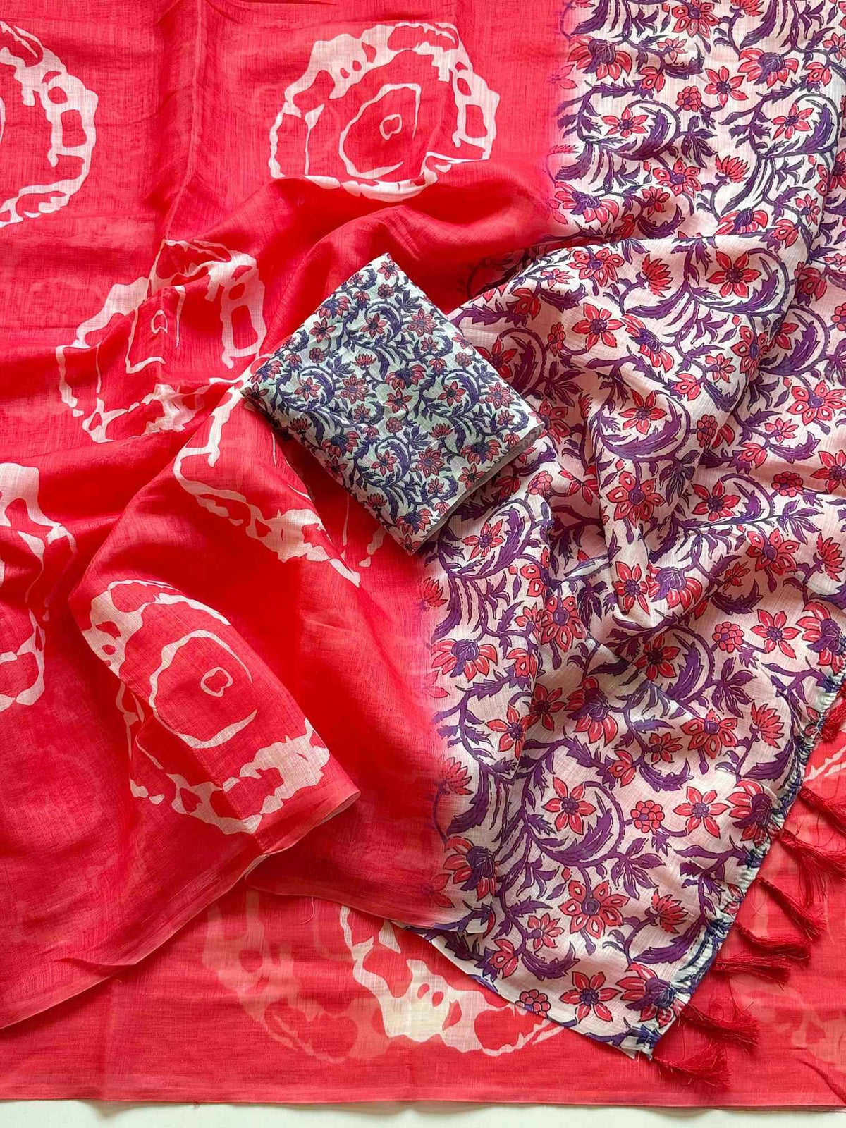 Advika Linen Designer Saree