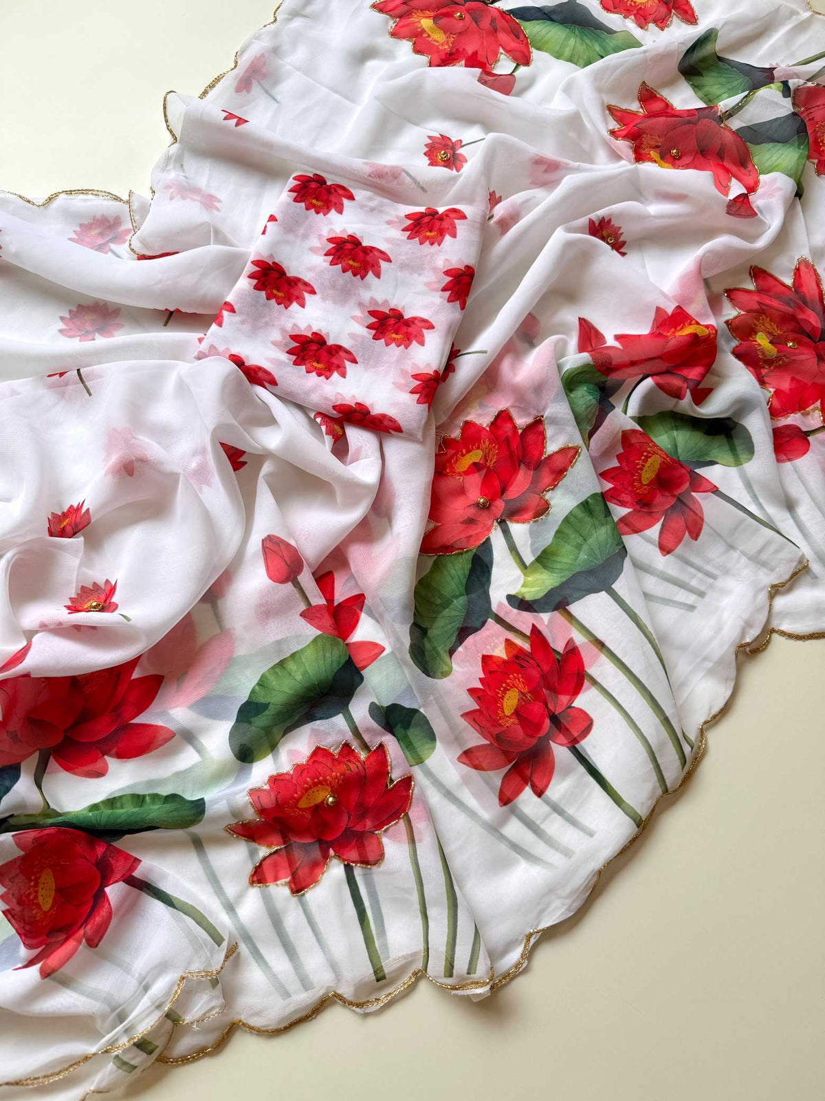 Amaira Faux Georgette Saree