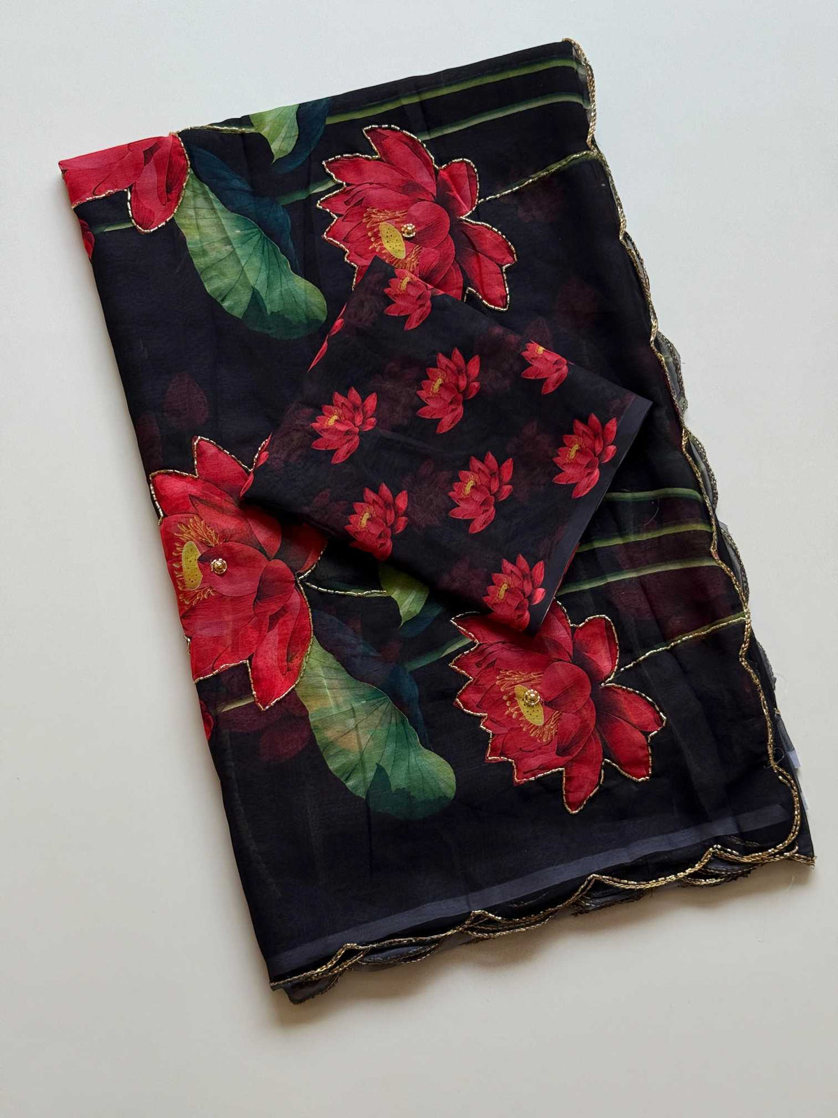 Amaira Faux Georgette Saree