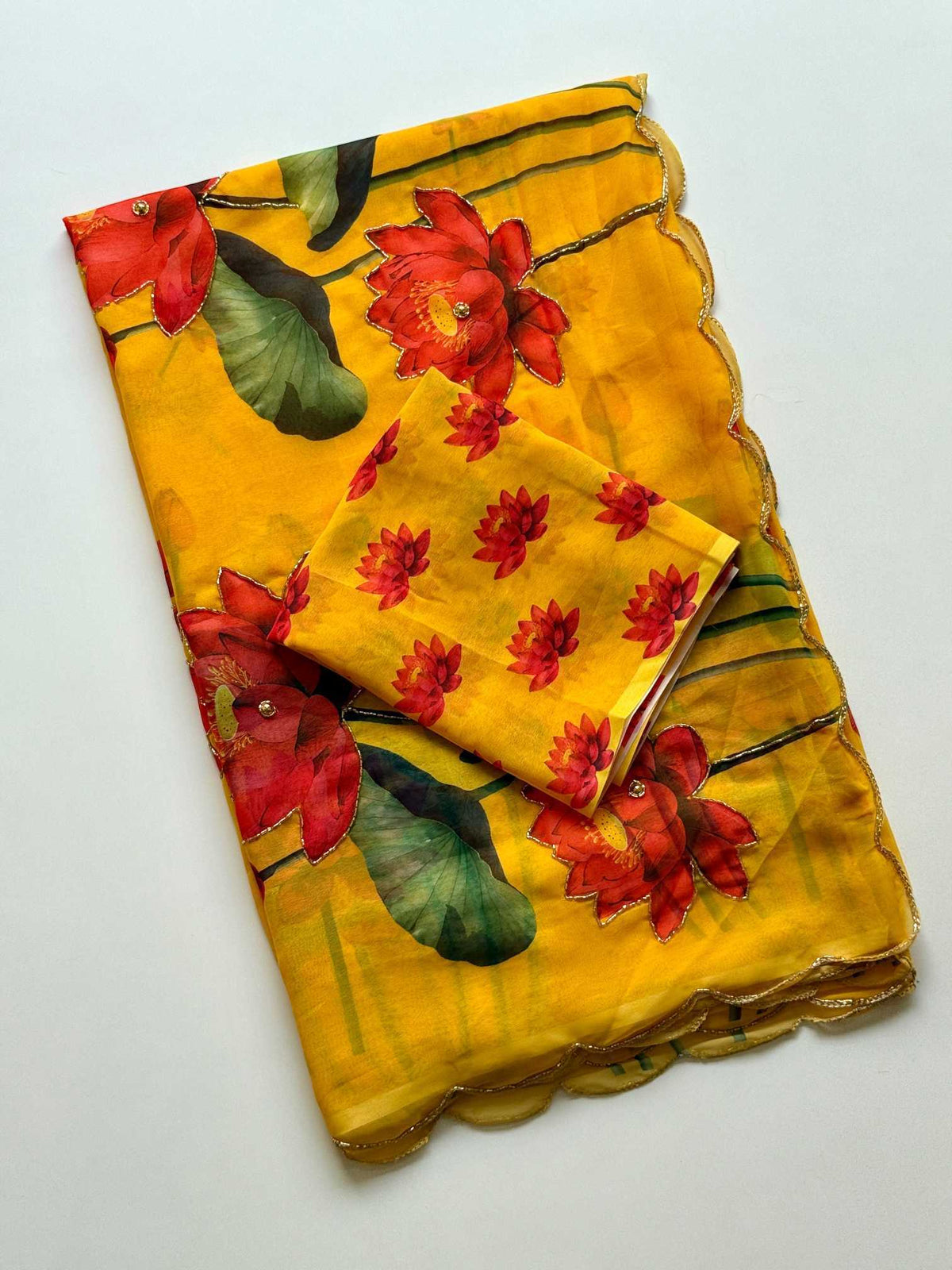 Amaira Faux Georgette Saree