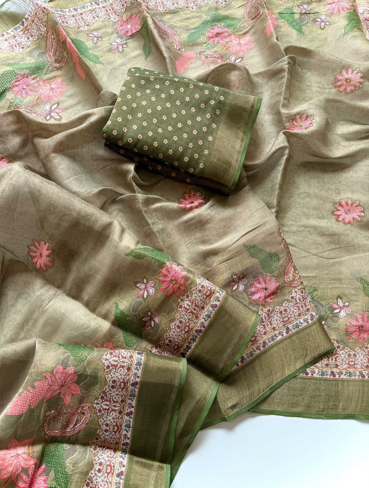 Anaya Shimmer Silk Soft Saree