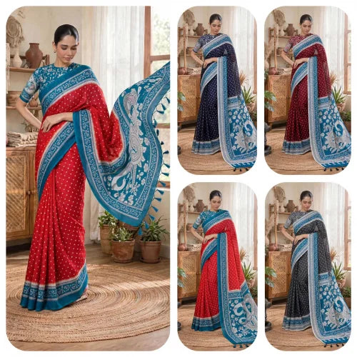 Arshia Linen Printed Saree