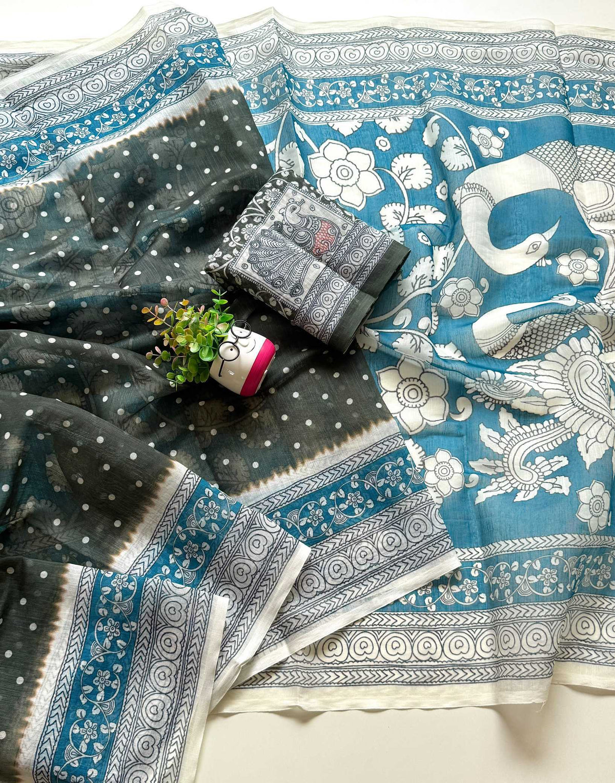 Arshia Linen Printed Saree