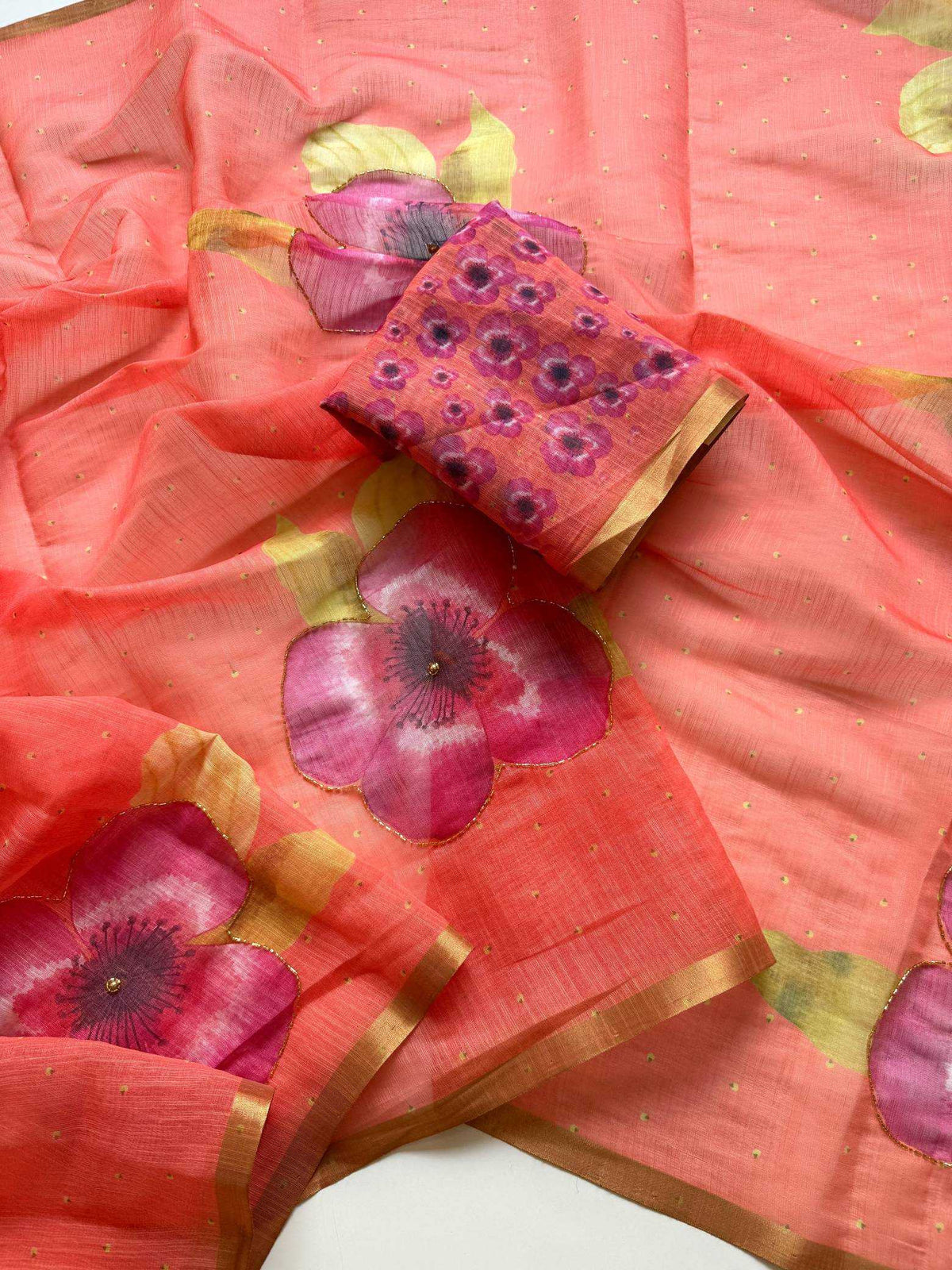 Asmi Linen Printed Saree