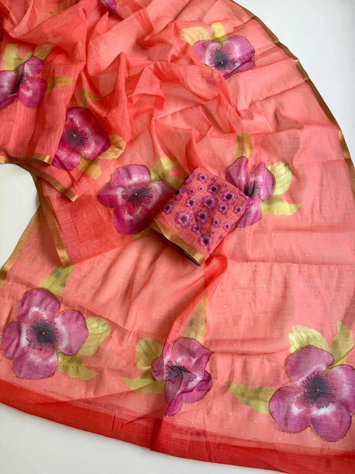 Asmi Linen Printed Saree