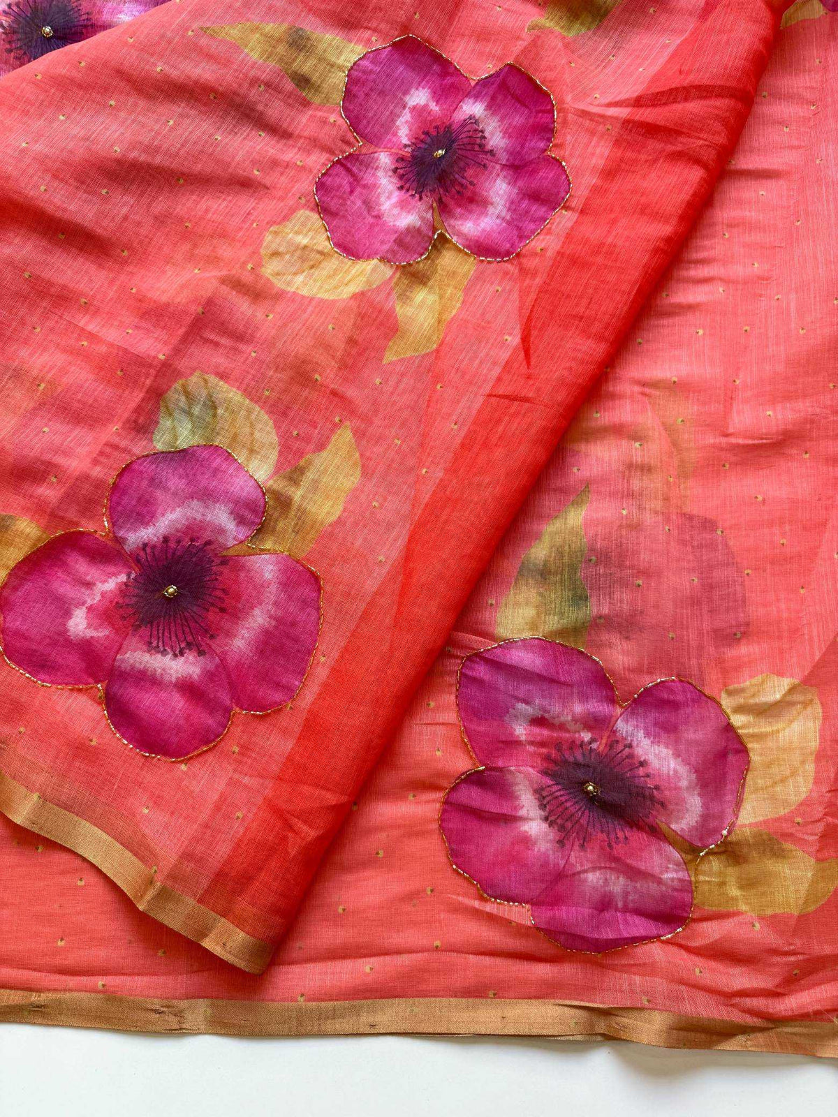 Asmi Linen Printed Saree