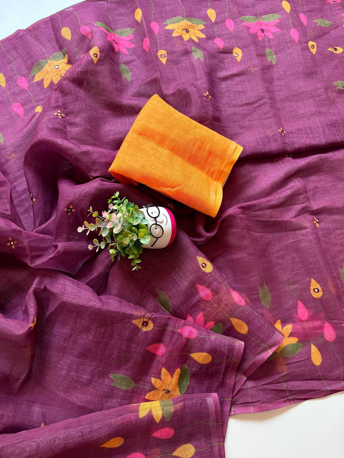 Avani Linen Designer Saree