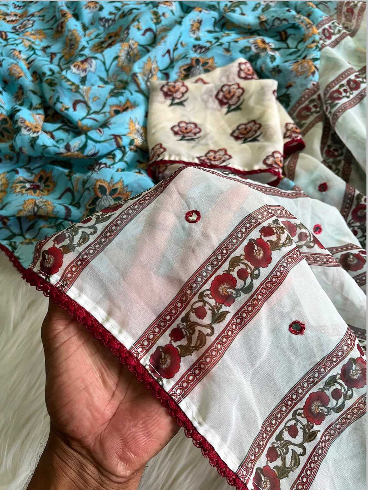 Avani Premium Georgette Printed Saree
