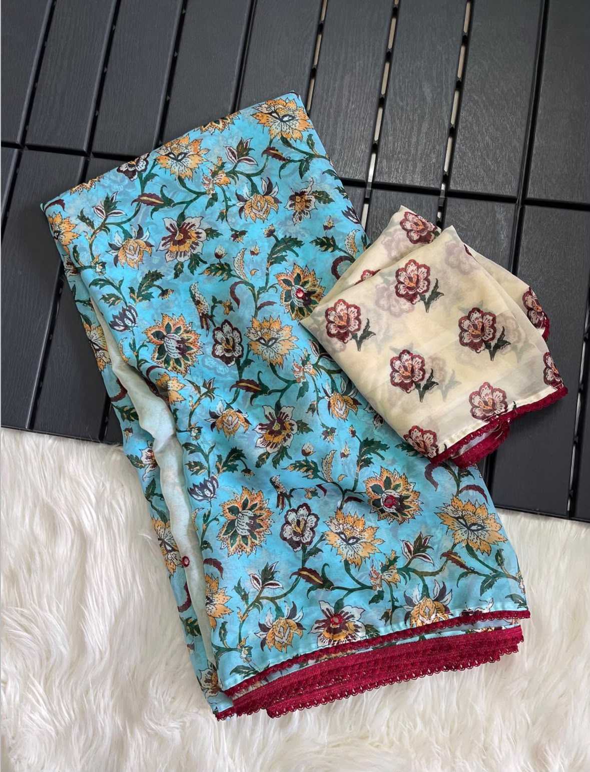 Avani Premium Georgette Printed Saree