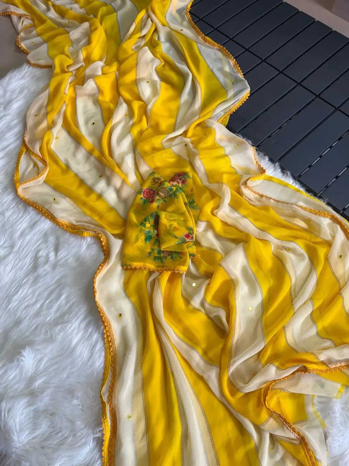 Avani Premium Georgette Printed Saree