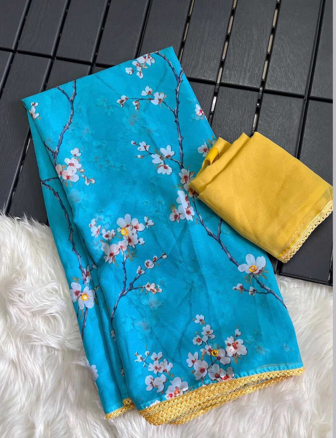 Avani Premium Georgette Printed Saree