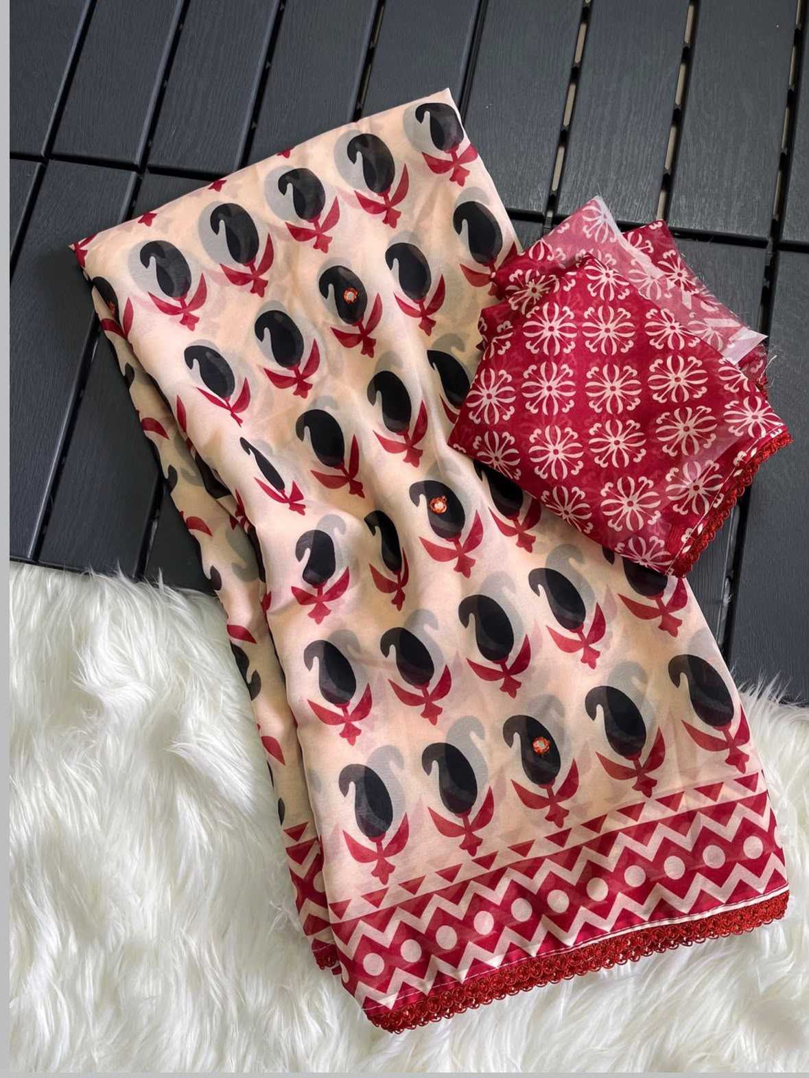 Avani Premium Georgette Printed Saree