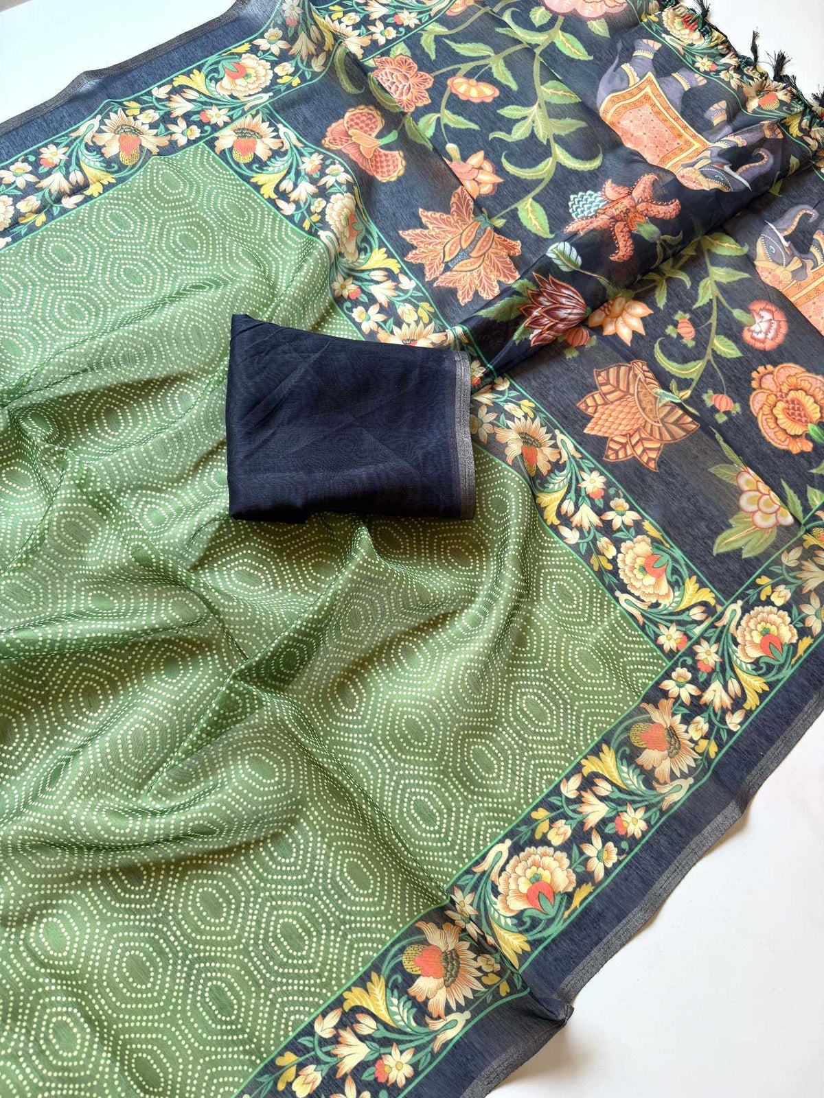 Avni Soft Cotton Silk Saree