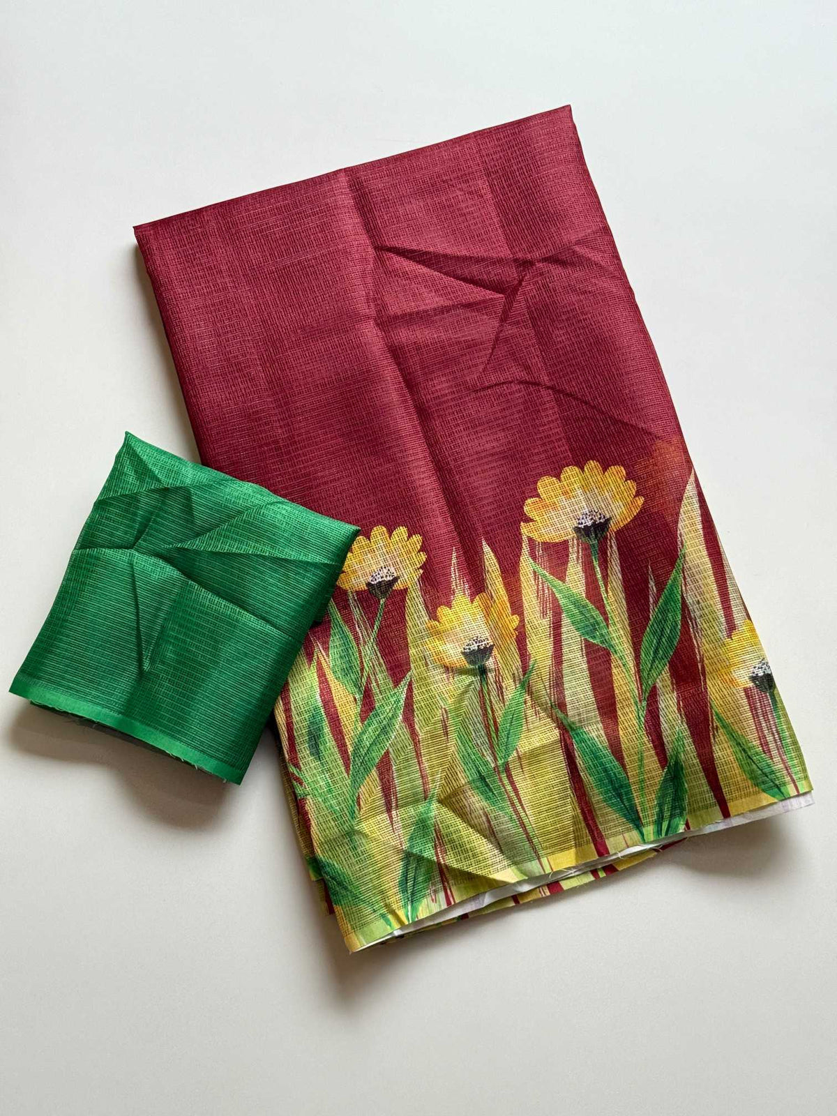Brinda Kota Checks Designer Saree