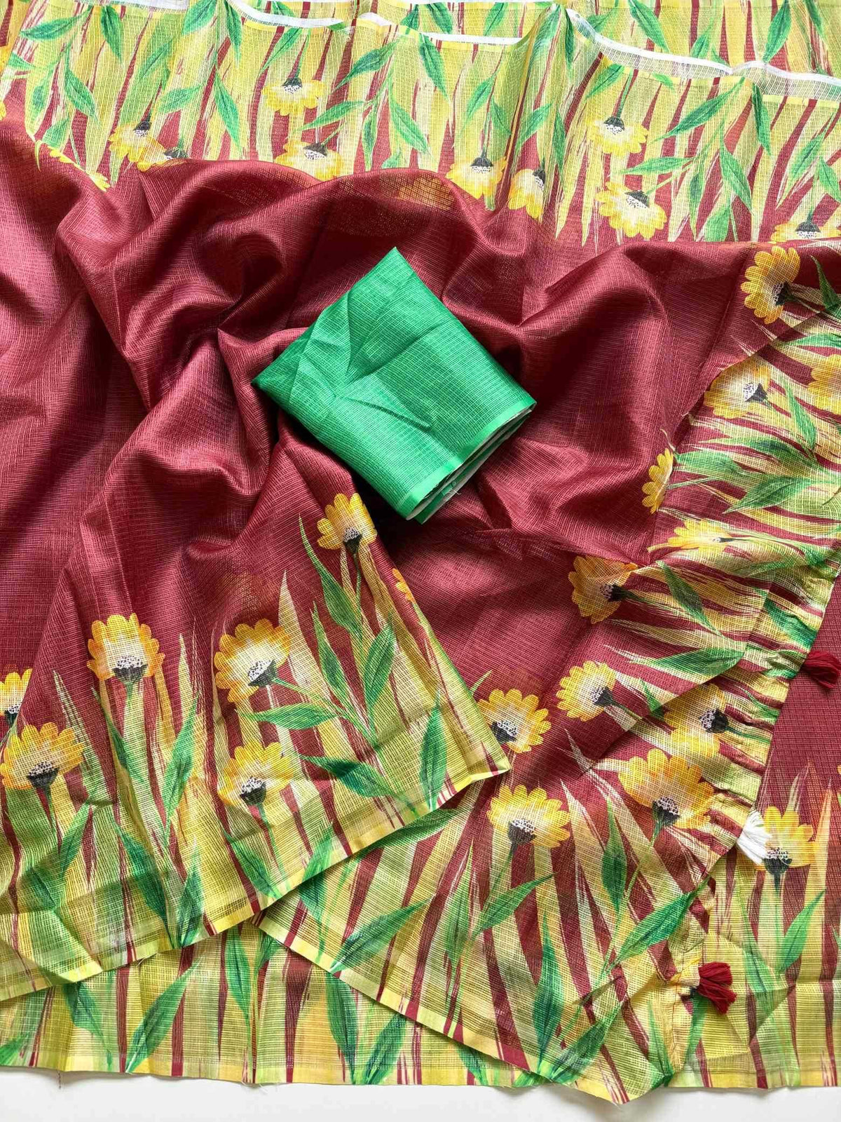 Brinda Kota Checks Designer Saree